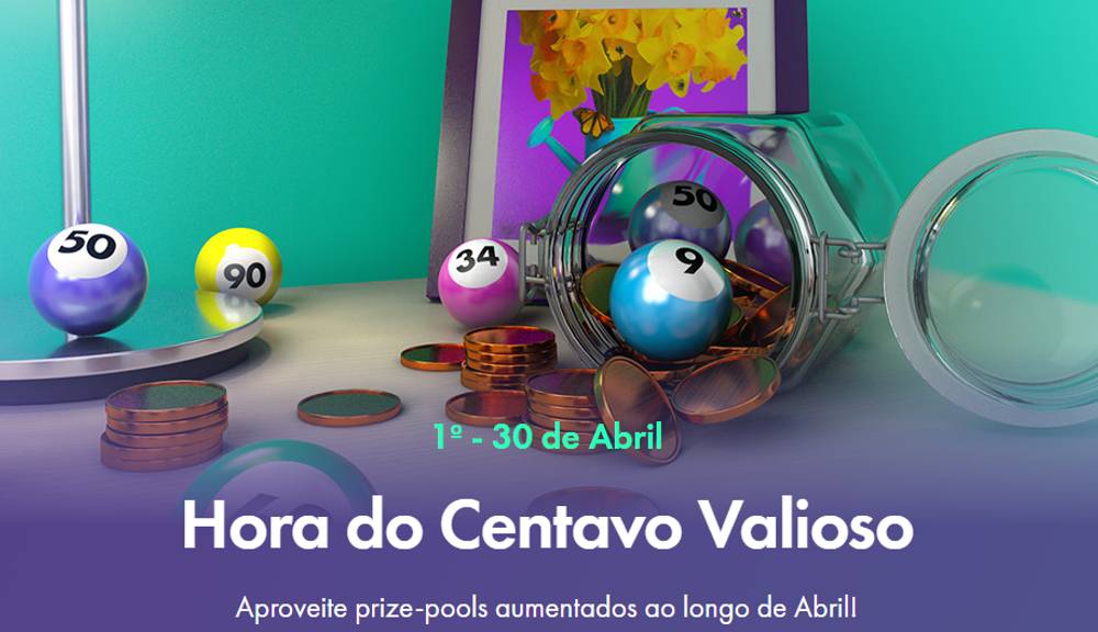 Hora do Centavo Valioso na Bet365 Bingo Brasil