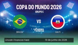 Melhores odds e apostas Brasil x Haiti
