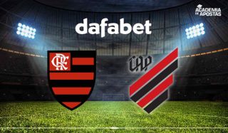 Apostas Flamengo x Athletico-PR R$50 cashback Dafabet